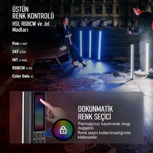  Neewer TL60RGB LED Işık Tüpü
