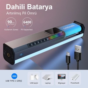  Neewer RGB1 Manyetik El Tipi LED Işık Tüpü