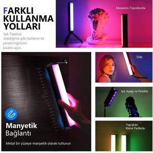  Neewer RGB1 Manyetik El Tipi LED Işık Tüpü