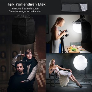  NEEWER NS65L Hızlı Kurulan 65cm Fener Softbox