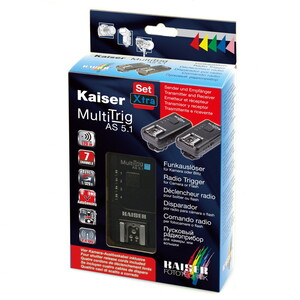  Kaiser MultiTrig AS 5.1 Radio Trigger Set Xtra for Camera or Flash (7001)