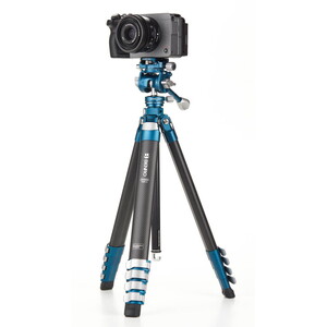  Benro CyanBird 2’si 1 arada Karbon Foto/Video Tripod Kiti