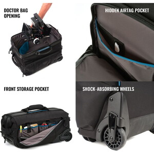  Tenba Cinelux V2 Tekerlekli 21 Siyah Çanta (28L)