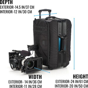  Tenba Cineluxe V2 Roller 24 (Black, 43L)