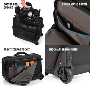  Tenba Cineluxe V2 Roller 24 (Black, 43L)