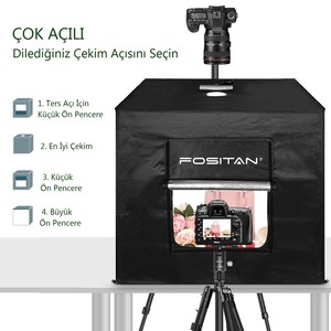  Fositan F60 II Portatif Taşınabilir Işıklı Kabin (60 X 60cm)