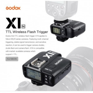 Godox X1NIKON TTL Wireless Flash Trigger  1/8000s Radyo Kanallı Tetikleyici Set