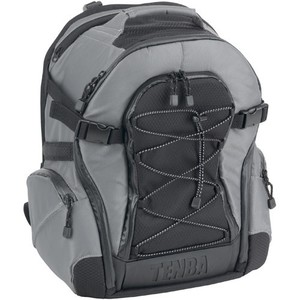  Tenba Shootout Backpack, Small (Silver and Black)