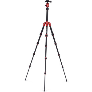  Benro MeFOTO A0350Q0R BackPacker Travel Tripod Kit (Red)