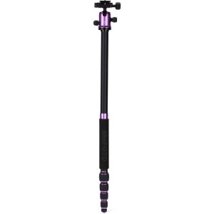  Benro MeFOTO A-1350Q1P RoadTrip Aluminum Travel Tripod Kit (Purple)