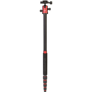  Benro MeFOTO A1350Q1R RoadTrip Aluminum Travel Tripod Kit (Red)