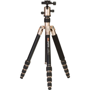  Benro MeFOTO A1350Q1A RoadTrip Aluminum Travel Tripod Kit (Amber)