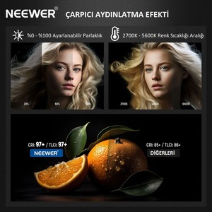  Neewer CB60B İki Renkli LED Işık