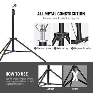  Neewer Ayarlanabilir Fon Standı